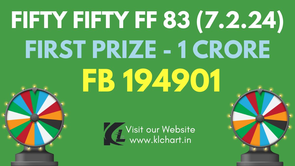 Fifty Fifty FF 83 Lottery Results Today 7 Feb 2024