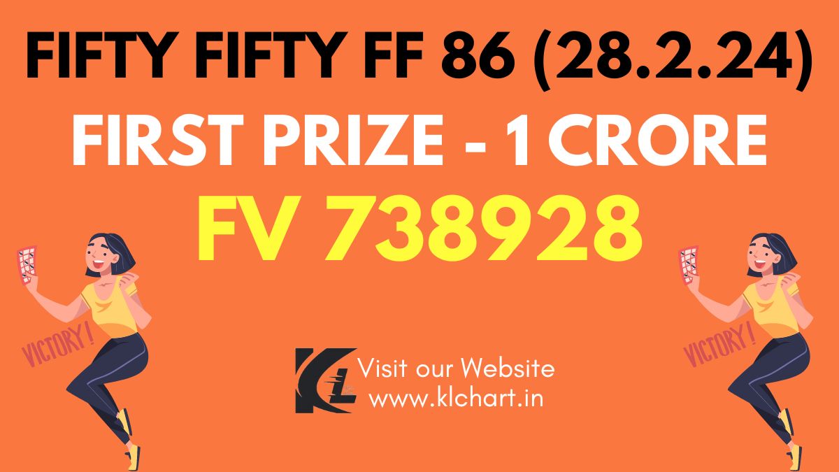 Fifty Fifty FF 86 Lottery Results Today 28 Feb 2024