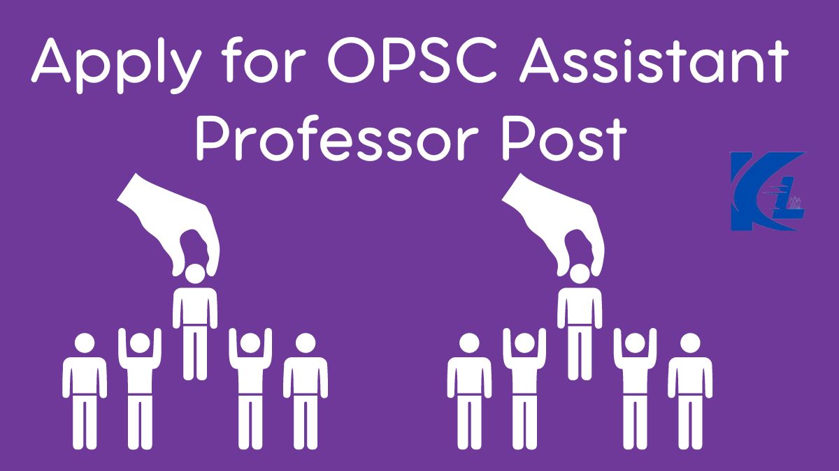 Apply for OPSC Assistant Professor Post