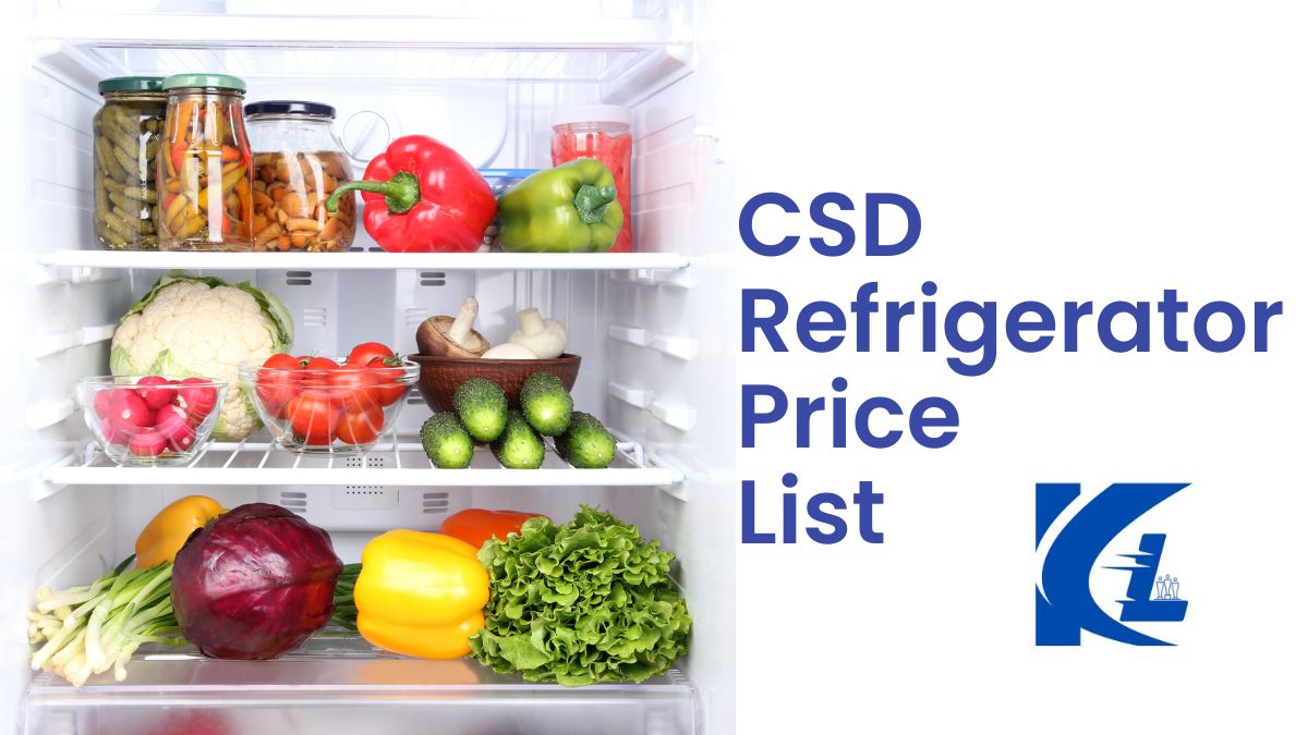 CSD Refrigerator Price List