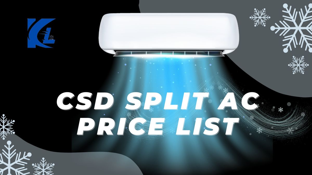 CSD Split AC Price List PDF