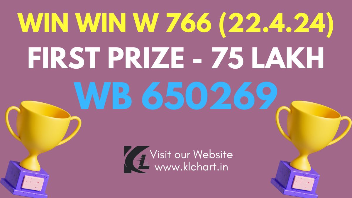 Win Win W 766 Lottery Results Today 22 April 2024