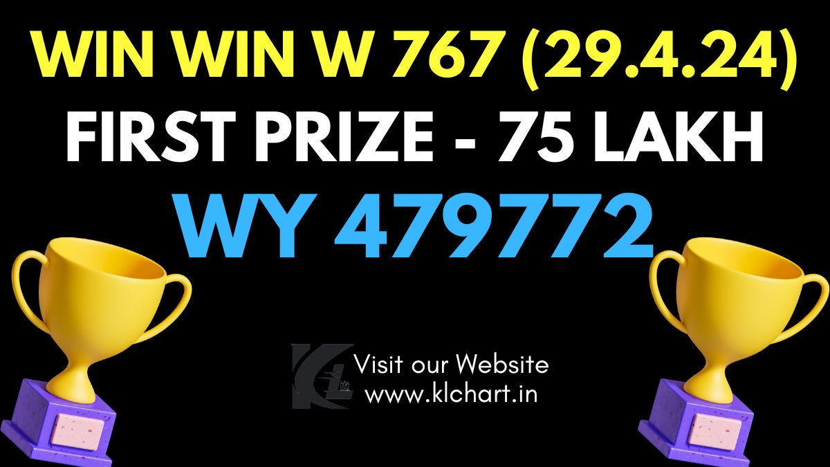 Win Win W 767 Lottery Results Today 29 April 2024