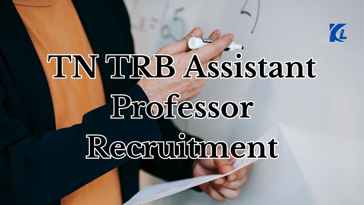 TN TRB Assistant Professor Recruitment