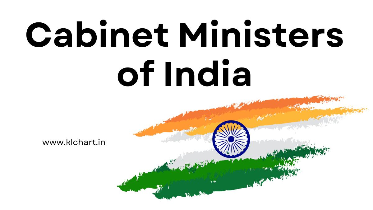 Cabinet Ministers of India